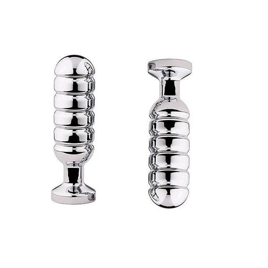 Metallic Zone Ribbed Anal Toy by NANMA Corporation