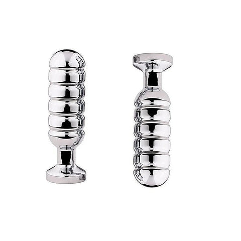 Metallic Zone Ribbed Anal Toy by NANMA Corporation