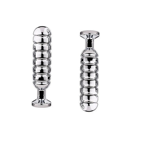Metallic Zone Ribbed Anal Toy by NANMA Corporation