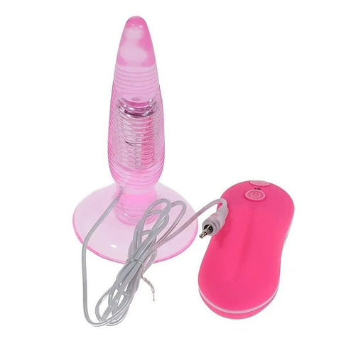 Twister Vibrating Butt Plug Pink by Aphrodisia