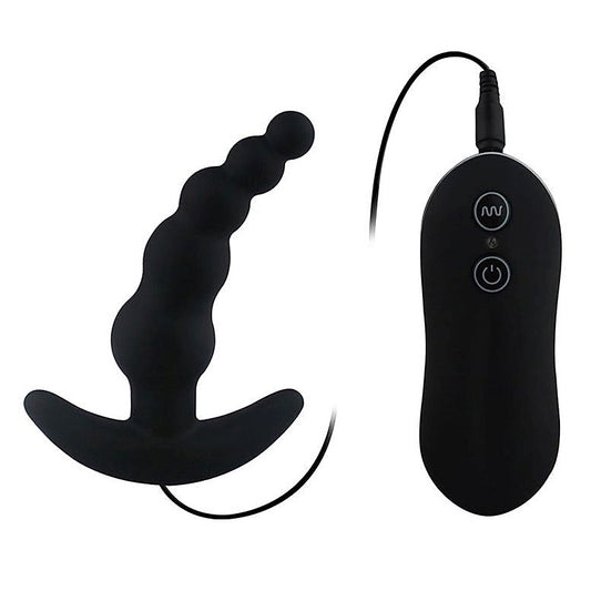 Vibrating Anal Plug Beads by Aphrodisia