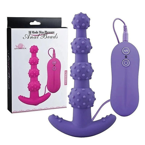 MaxPleasure Vibrating Anal Beads by Aphrodisia