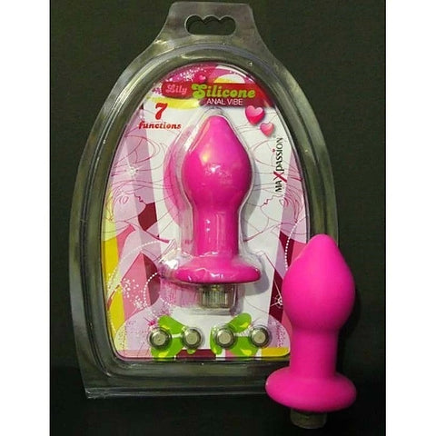 Lily Silicone Vibrating Butt Plug by Maxpassion