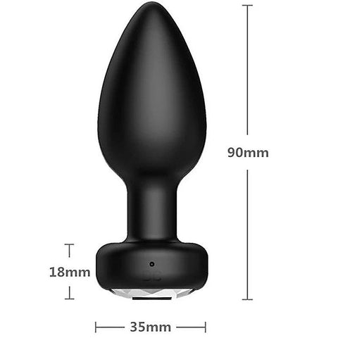 Lily Silicone Vibrating Butt Plug by Maxpassion