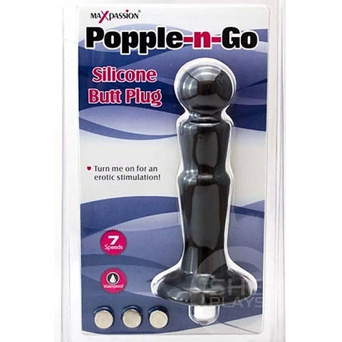 Popple-n-Go Silicone Butt Plug by Maxpassion