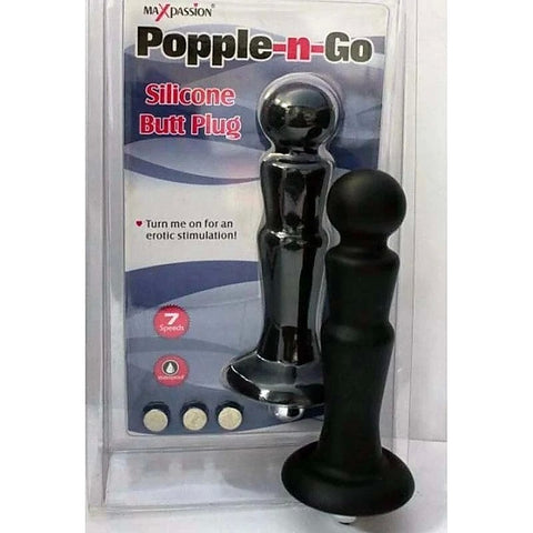 Popple-n-Go Silicone Butt Plug by Maxpassion