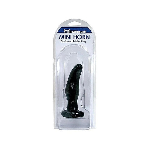 Mini Horn Contoured Rubber Plug by Sportsheets