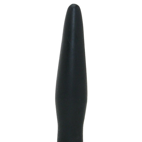 Slim Black Silicone Dildo by Tantus