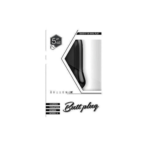 Bottom Line Vibrating Butt Plug Model 4 by Shots Toys