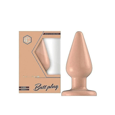 Bottom Line Rubber Butt Plug Model 2 by Shots Toys