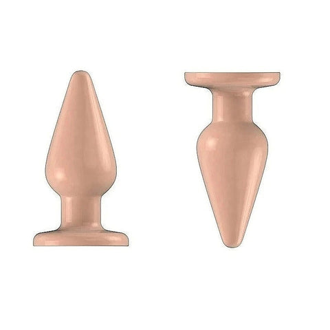 Bottom Line Rubber Butt Plug Model 2 by Shots Toys