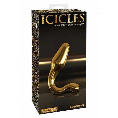 Icicles Gold Edition G12 Glass Butt Plug by Pipedream