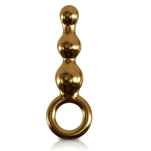Icicles Gold Edition G10 Glass Anal Dildo by Pipedream