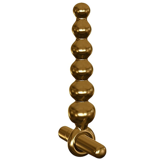 Icicles Gold Edition G06 Glass Anal Beads by Pipedream
