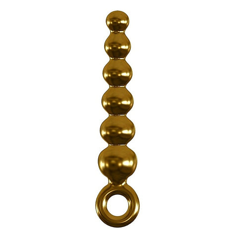 Icicles Gold Edition G06 Glass Anal Beads by Pipedream