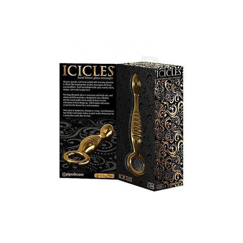 Icicles Gold Edition G04 Glass Dildo by Pipedream