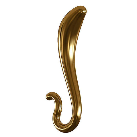 Icicles Gold Edition G02 Curved Glass Dildo by Pipedream
