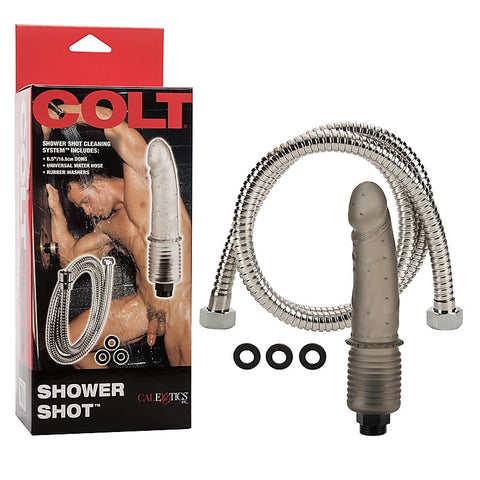 Shower Shot Dildo Shape Anal Douche by California Exotics