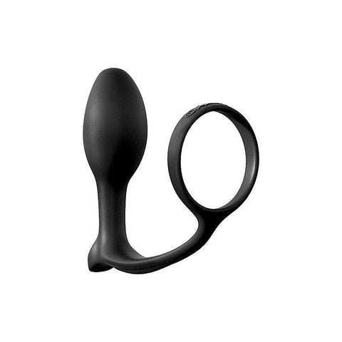 Anal Fantasy Ass Gasm Cock Ring with Beginner Anal Plug