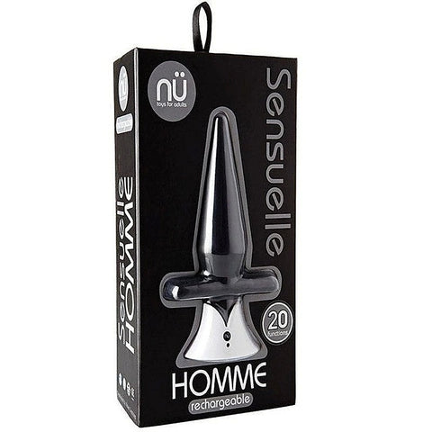 Homme Rechargeable Butt Plug by Nu Sensuelle