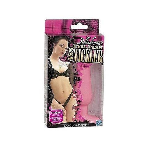 Belladonnas Evil Pink Ass Tickler Smooth Plug by Doc Johnson