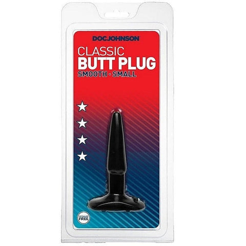 Classic Vinyl Butt Plug Smooth Small by Doc Johnson