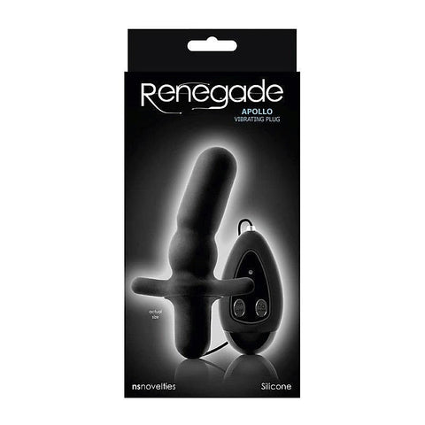 Renegade Apollo Vibrating Plug Black by NS Novelties