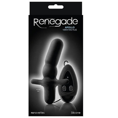 Renegade Apollo Vibrating Plug Black by NS Novelties