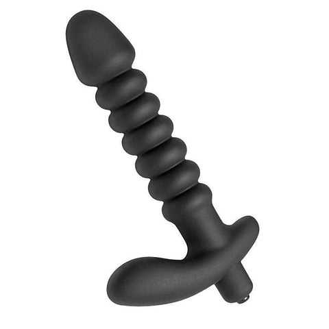 Prostatic Play Ribbed Silicone Prostate Vibe by XR Brands