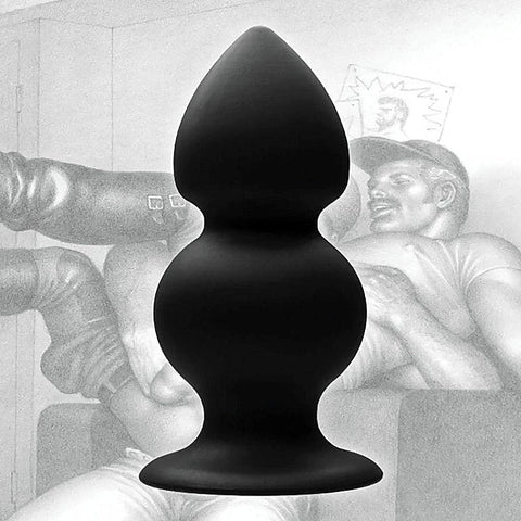 Black Silicone Anal Plug by XR Brands