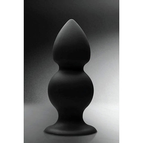 Black Silicone Anal Plug by XR Brands