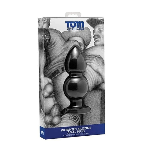 Black Silicone Anal Plug by XR Brands