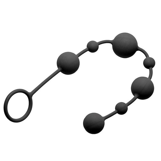 Linger Graduated Silicone Anal Beads by XR Brands