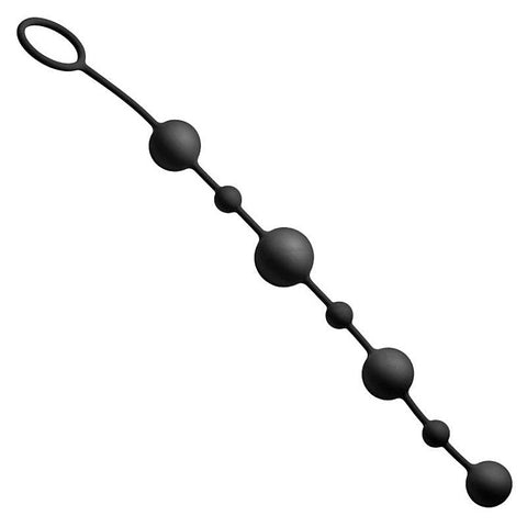 Linger Graduated Silicone Anal Beads by XR Brands