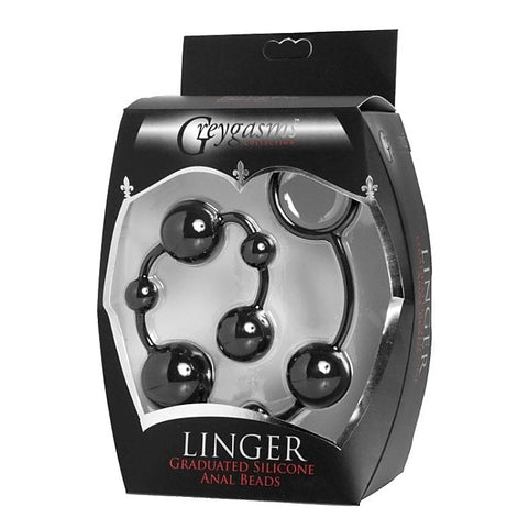 Linger Graduated Silicone Anal Beads by XR Brands
