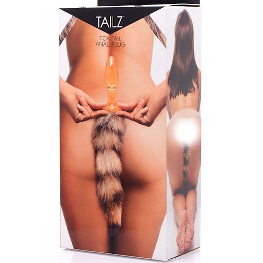 Faux Fox Tail Glass Anal Plug by XR Brands