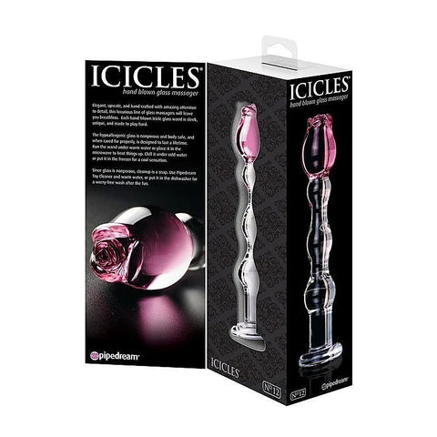 Icicles No 12 Glass Anal Dildo by Pipedream Products