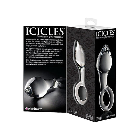 Icicles No. 14 Luxury Glass Anal Plug by Pipedream Products