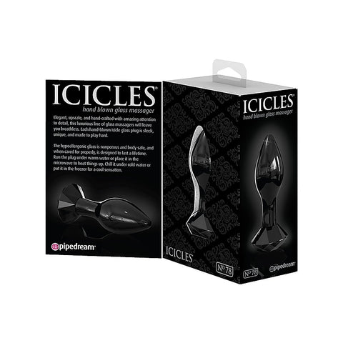 Icicles No. 78 Hand Blown Glass Butt Plug by Pipedream