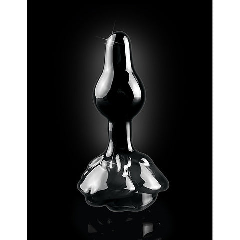 Icicles No. 77 Rose Shaped Glass Anal Plug by Pipedream