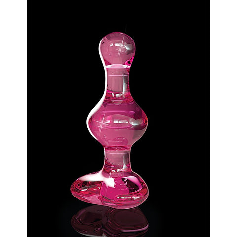 Icicles No. 75 Heart Shape Glass Anal Plug by Pipedream