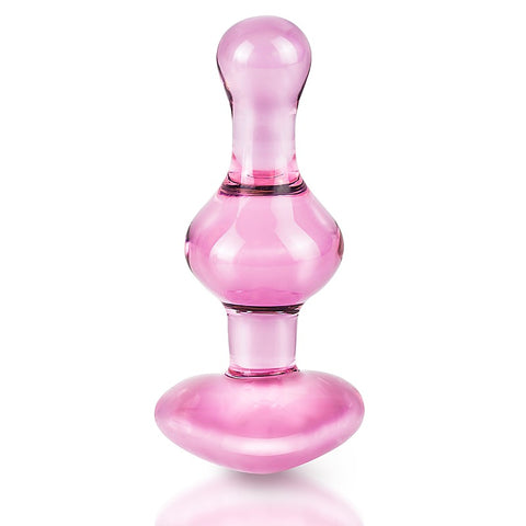 Icicles No. 75 Heart Shape Glass Anal Plug by Pipedream