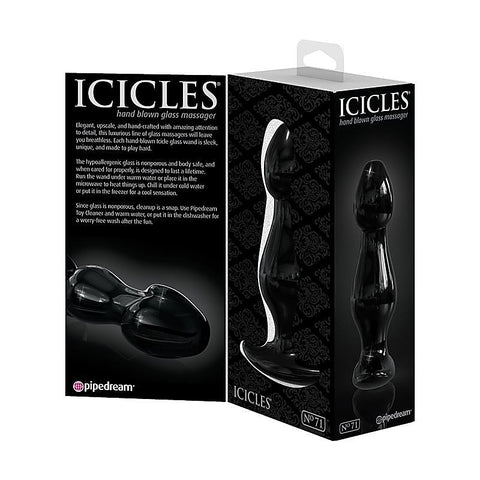 Icicles No. 71 Hand Blown Glass Butt Plug by Pipedream