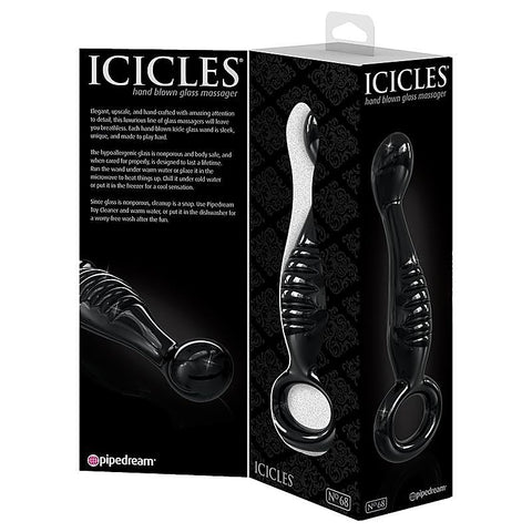 Icicles No 68 Luxury Glass Anal Massager