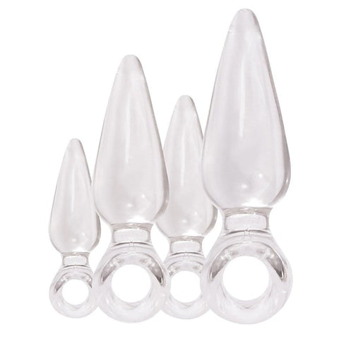 Jolie Trainer Kit - Clear Butt Plug Set by NS Novelties