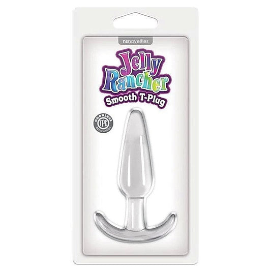 Jelly Rancher T Plug Smooth Clear by NS Novelties