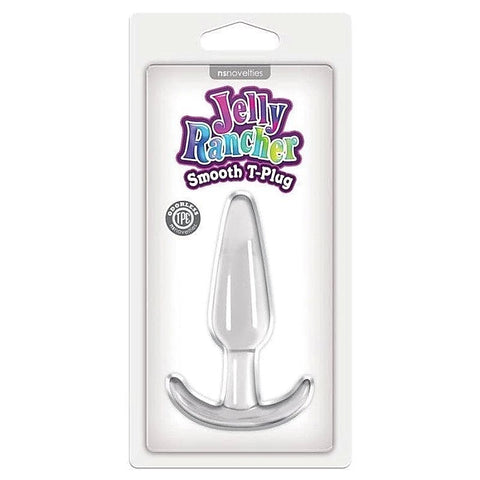 Jelly Rancher T Plug Smooth Clear by NS Novelties