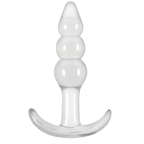 Jelly Rancher T Plug Ripple Clear by NS Novelties
