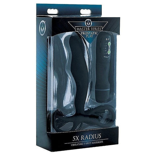 5X Radius Vibrating Silicone Prostate Massager by XR Brands
