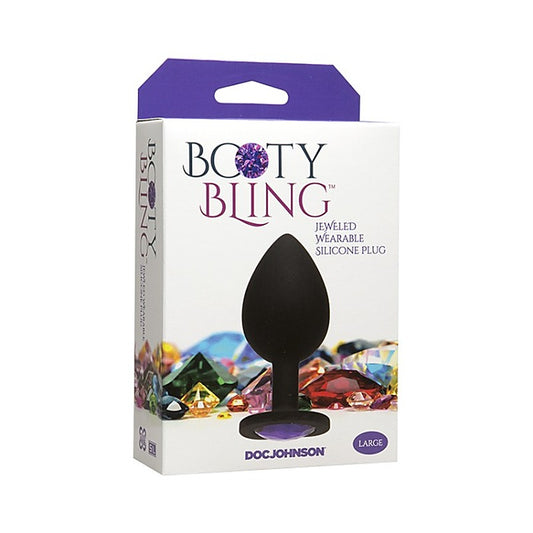 Booty Bling Large Silicone Butt Plug by Doc Johnson